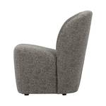 Fauteuil en tissu bouclette gris Gris