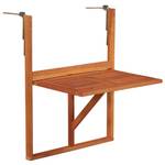 Balkontisch 44118 Braun - Massivholz - Holzart/Dekor - 44 x 80 x 65 cm