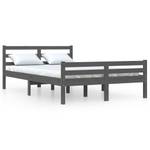 Bettgestell-K-15056 Grau - Holzwerkstoff - 126 x 70 x 196 cm