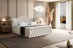 Boxspringbett VILA-Z Beige - Breite: 200 cm - H3