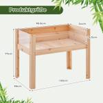 Pflanzbeet SF6285ZMDE Braun - Holzwerkstoff - 59 x 77 x 100 cm