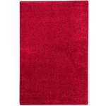 Hochflor Velours Teppich Mona Rot - 140 x 200 cm