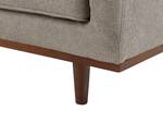 3-Sitzer Sofa SKAULE Braun - Hellbraun - Eiche Dunkel