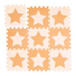 Tapis de jeu Étoiles 9 pièces de puzzle Beige - Bleu - Orange - Jaune