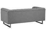 2-Sitzer Sofa VISSLAND Grau - Hellgrau - Silber