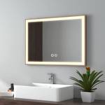 EMKE Badspiegel 70x50cm Silber - Glas - 50 x 4 x 70 cm