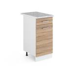 Meuble cuisine R-Line 29703 Marron clair - Blanc