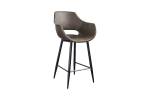 Tabouret de bar ZAJA microfibre 76cm Vert