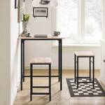 Table + 2 x Tabourets de Bar OGT10-N Bois