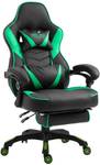 Chaise de bureau Tilos Noir - Vert