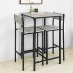 Table + 2 x Tabourets OGT27-HG Gris