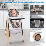 Babystuhl AD10034 Grau - Kunststoff - 52 x 108 x 77 cm