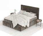 Boxspringbett Sundown Braun - Breite: 160 cm