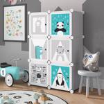 Armoire Andy gris modulable Gris