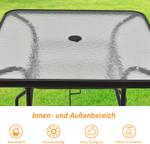 Bistrotisch Gartentisch Schwarz - Metall - 81 x 71 x 81 cm