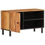 TV-Schrank D538 Braun - Massivholz - 33 x 46 x 80 cm