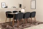 Essgruppe Pippi 25 (7-teilig) Schwarz - Massivholz - 90 x 75 x 190 cm