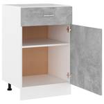 Schubunterschrank 3016496-3 Grau - Steingrau - 50 x 82 x 46 cm