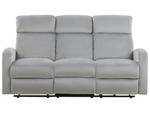 3-Sitzer Sofa VERDAL Grau - Textil - 180 x 102 x 73 cm