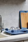 Silikon-Waschbürste 25 cm, blau, Wenko Blau - Kunststoff - 4 x 25 x 4 cm