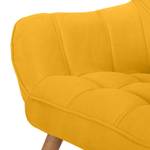 Fauteuil Simba Jaune - Textile - 83 x 76 x 74 cm