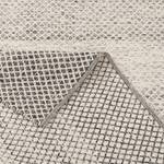 Baumwolle Kelim Teppich Sandy Meliert Schwarz - Weiß - 70 x 140 cm
