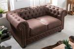 vintage Sofa braun 150cm 2er