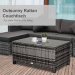 Gartentisch 867-046 Grau - Polyrattan - 50 x 39 x 85 cm