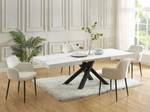 Table extensible CATONAV Imitation marbre blanc