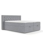 Premium Boxspringbett Jayleen Grau - Breite: 140 cm