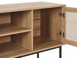 Meuble TV PASCO Noir - Marron - Bois manufacturé - 120 x 63 x 39 cm