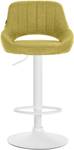 Tabouret de bar Milet Lot de 2 Vert - Blanc