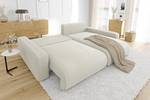 Hildegarde Ecksofa mit Bettfunktion Beige - Ecke davorstehend rechts