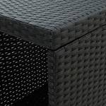 Bar de jardin (lot de 5) 3011544 Noir - Métal - Polyrotin - 60 x 110 x 120 cm