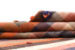Teppich Jajim CLIII Orange - Textil - 143 x 1 x 188 cm