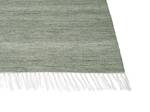 Tapis tressé MALHIA Vert - Vert clair - 160 x 160 x 230 cm