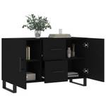 Sideboard DE6592 Schwarz - Holzwerkstoff - 100 x 60 x 36 cm