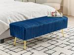 Hocker PATERSON Blau - Gold - Marineblau