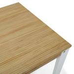 Table Mange debout Lunds 60X110 BL-NA Blanc