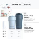 Kaffeebecher Bevægelse Pink - Höhe: 17 cm - Fassungsvermögen: 0.5 L