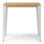 Table Mange debout Lunds 60X120 BL-NA Blanc