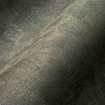 Strukturtapete Grafisch Gold Grau Bronze Grau - Kunststoff - Textil