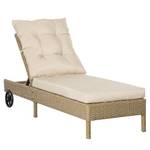 Gartenliege 862-052 Polyrattan - 66 x 92 x 200 cm