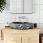 Aufsatzwaschbecken AW555 Graphit - 40 x 15 x 59 cm - Porzellan