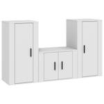 TV-Schrank 3er Set D133 Weiß