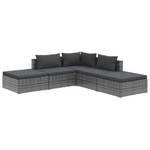 Garten-Lounge-Set (5-teilig) 3013632-3 Anthrazit - Grau