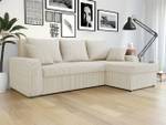 Ecksofa Kris Cord Beige