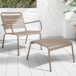 Relaxsessel mit Hocker Palavas Taupe