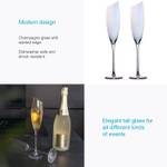 Champagner Sekt Glas Set MALO (6-tlg.) Multicolor - Anzahl Teile im Set: 6