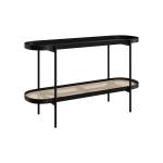 Console Lukut Noir - Bois massif - 120 x 70 x 40 cm